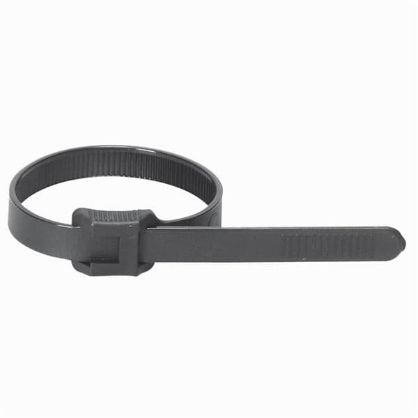 Collier colson - longueur 262mm largeur 9mm - Noir - protégé UV vue 1