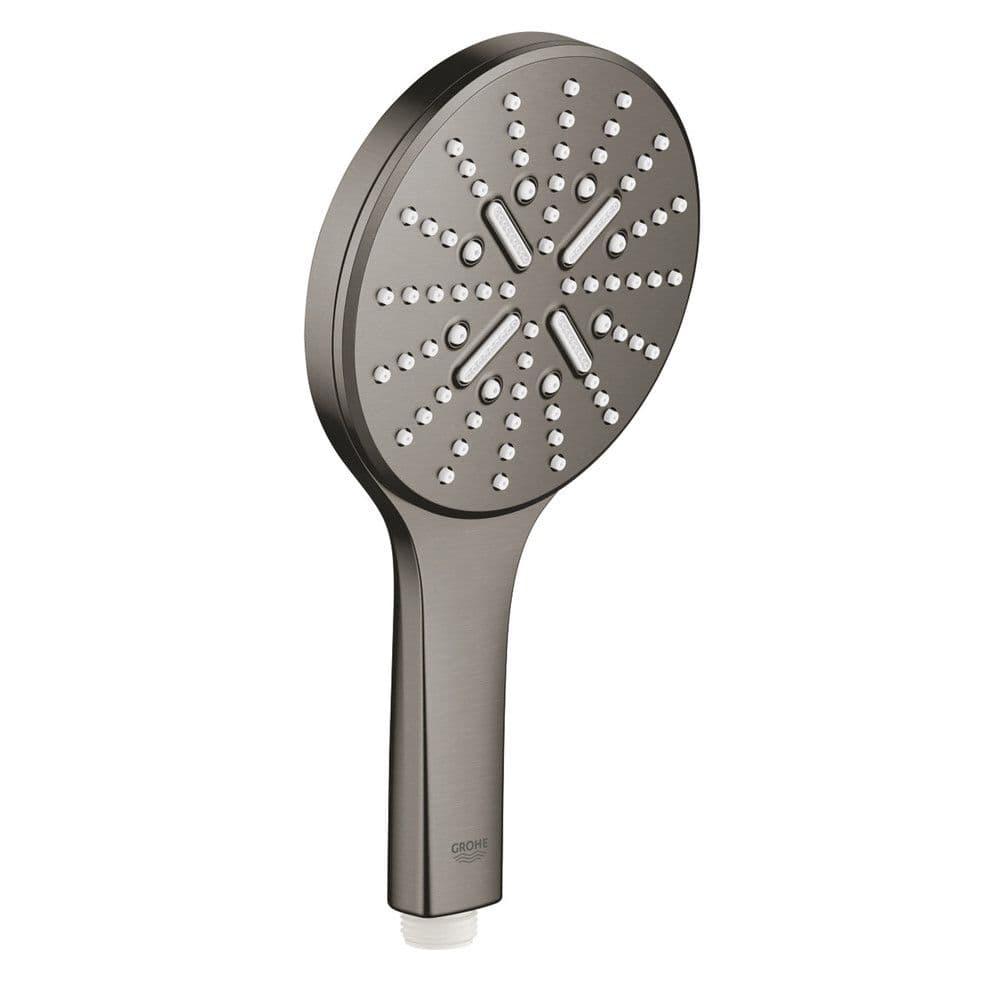 Grohe Rainshower 130 SmartActive douchette à mains 3jets EcoJoy Hard Graphite vue 1