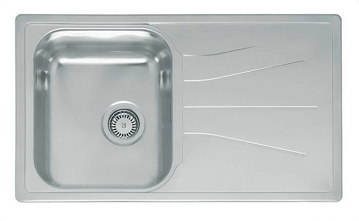 EVIER ENCASTRE DIPLOMAT ECO REGINOX 1BAC+EGOUTTOIR 86X50CM RVS vue 1