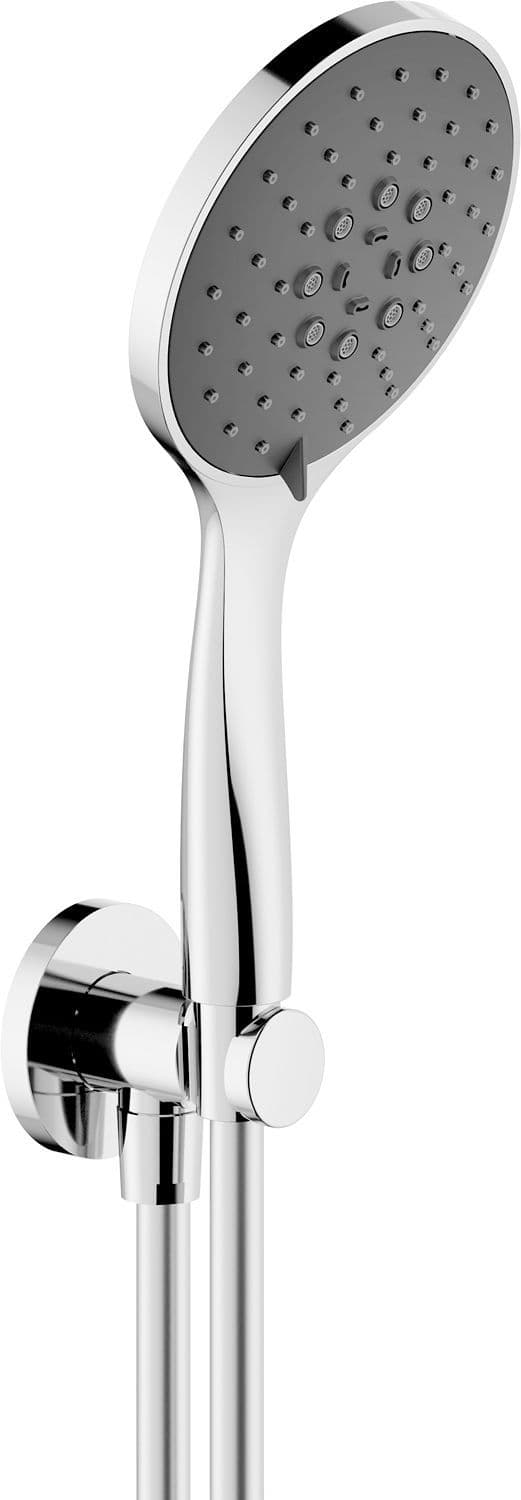 GARNITURE DE BAIN+COUDE DE RACCORD ROND 12CM UNIVERSEL NOBILI CHROME vue 1