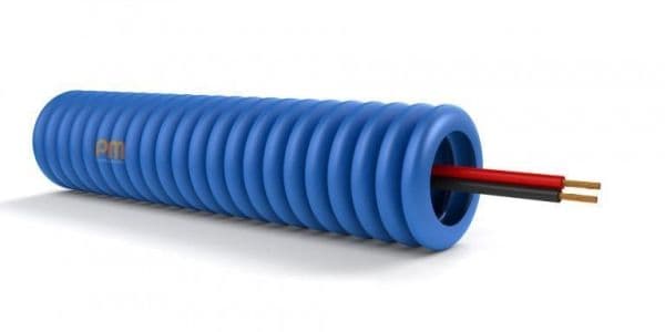 Tube précâblé haut - parleur 2 x 1.5 diamètre 16mm en bobine de 500m vue 1