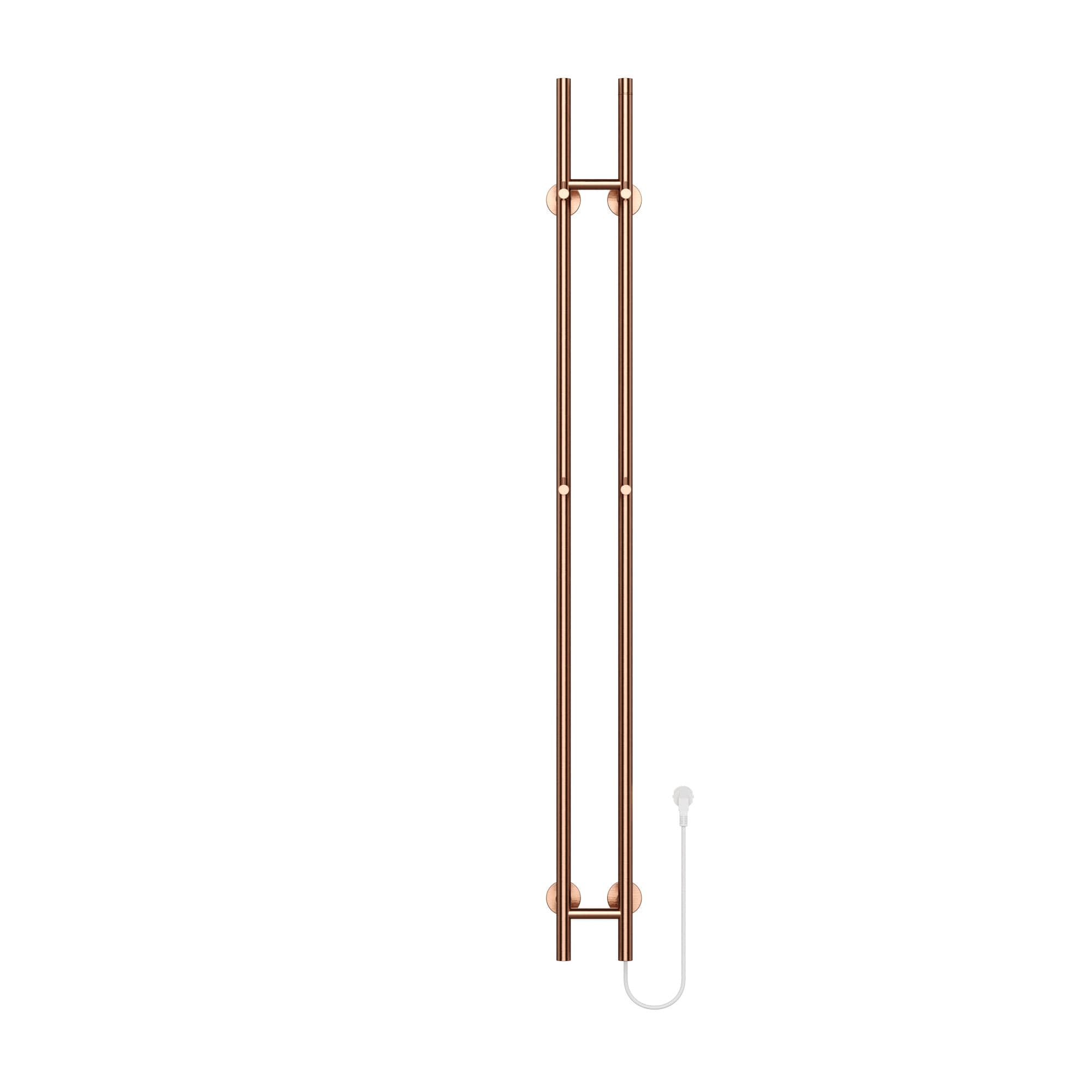 BELRAD ROD ÉLECTRIQUE SÈCHE-SERVIETTES À TIGE (150X13CM) DOUBLE CUIVRE BROSSÉ - 120W vue 1