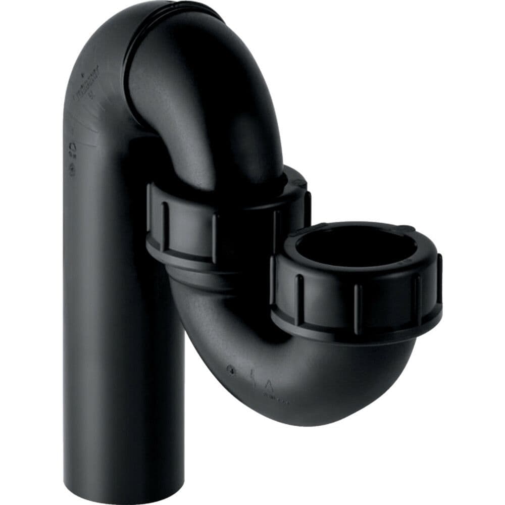 Geberit siphon tubulaire modèle S pour déversoir 40 x 50 mm PE noir vue 1
