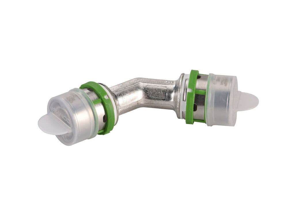 Comap Skinpress coude 45° tube multicouche Multiskin raccord à sertir 50-50 vue 1