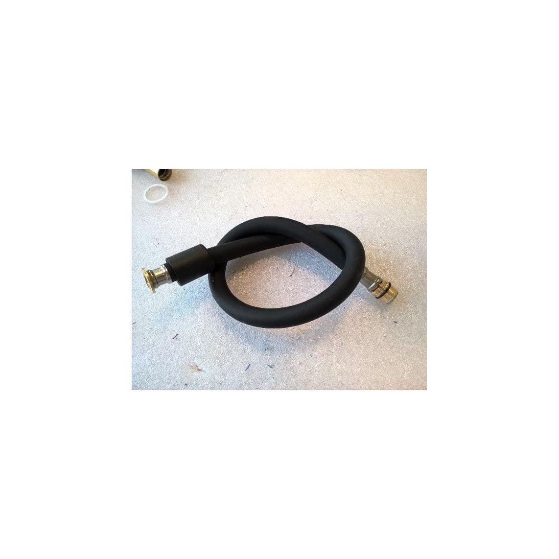 1202654 Tuyau pour douchette lave-vaisselle, noir mat, avec écrou cylindrique, par ex. pour 78176/2 vue 1