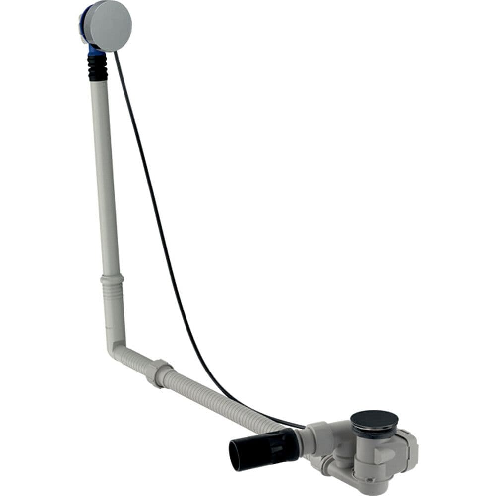 Geberit garniture baignoire rotatif D52 L79cm contre-courant chromé brillant vue 1