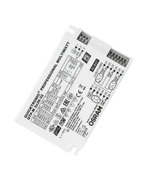 Quicktronic multiwatt QTP-M cfl dulux 2 x 26 - 42W / 220 - 240 S vue 1