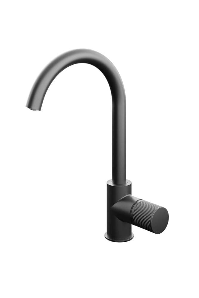 Van Marcke Ondine mitigeur cuisine monocommande noir mat vue 1