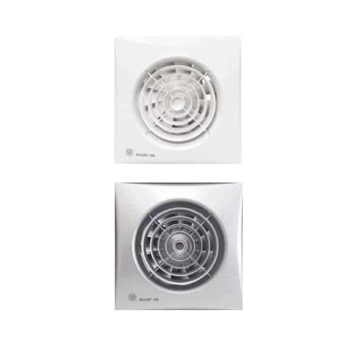 Extracteur de salle de bain 280m³h + hygromètre silencieux vue 1