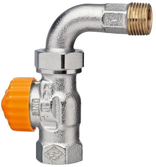 VANNE THERMOSTATIQUE ECLIPSE HEIMEIER 1/2"-1/2" DROIT + COUDE vue 1