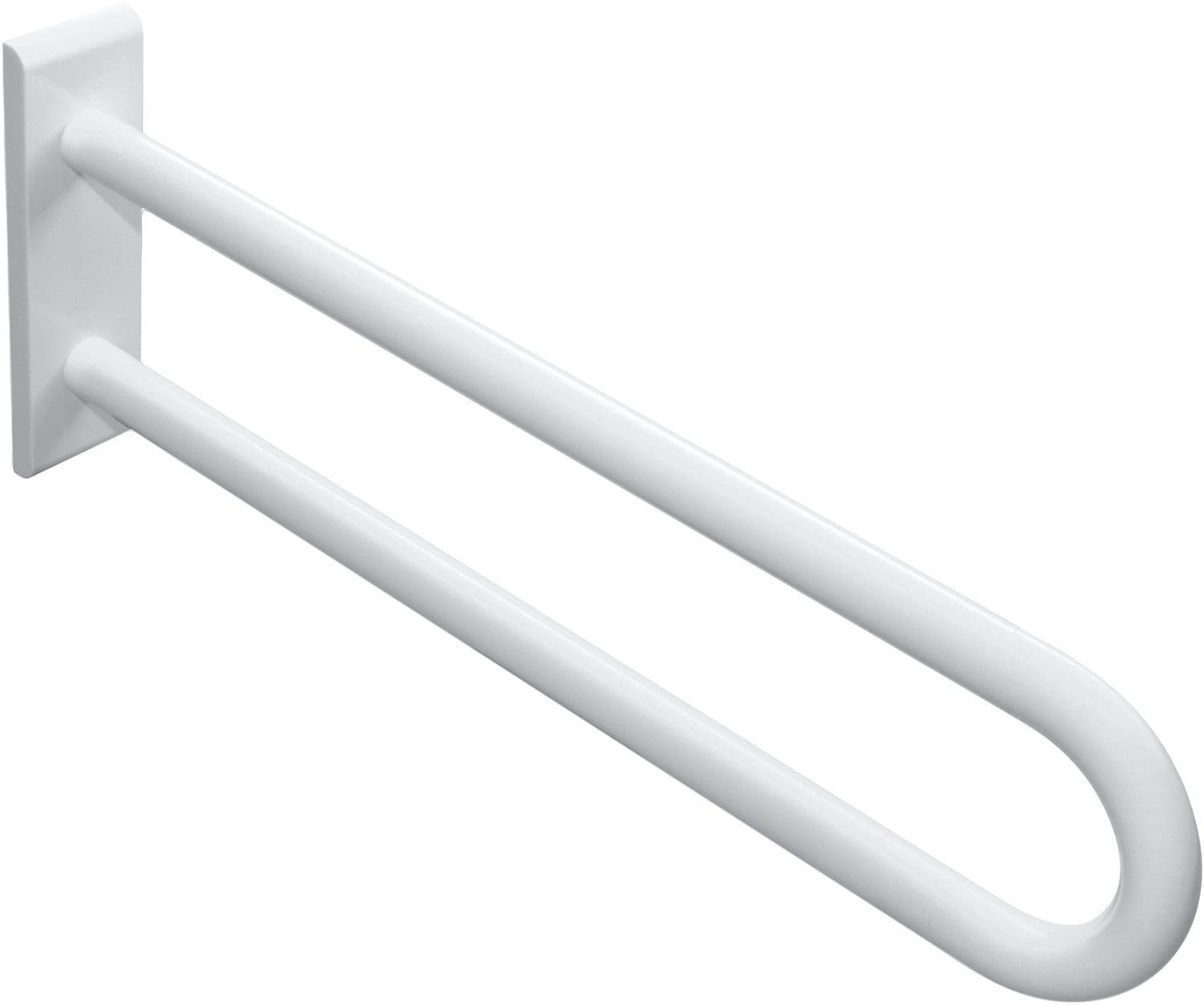 SUPPORT MURAL HEWI 801 60CM BLANC vue 1