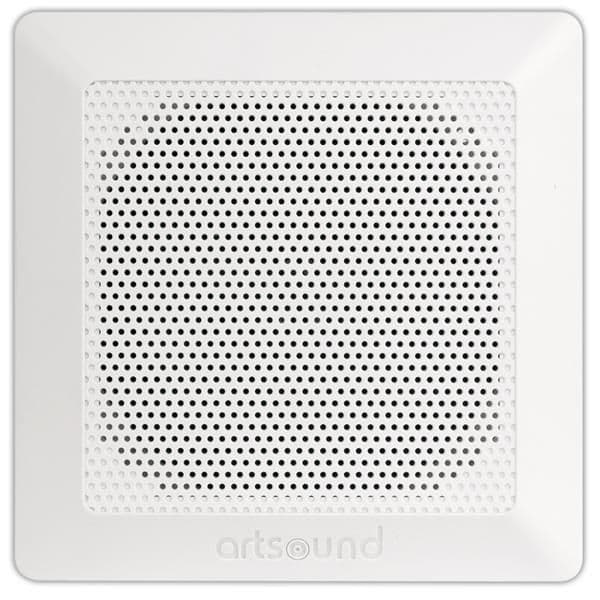 Dc84, waterproof, haut-parleur encastrable 2 voies, carrée, 100W, Blanc (2 pièces) vue 1