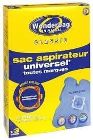 Sacs pour aspirateur - 3 pièces vue 1