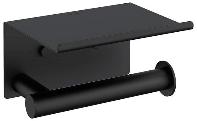 PORTE-ROULEAU AVEC COUVERCLE ARCHITECT S+ COSMIC NOIR MAT vue 1