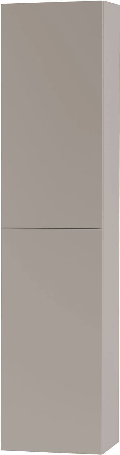 COLONNE HAUTE PURO 2 PORTES 40CM PUSH-OPEN GRIS SATIN vue 1
