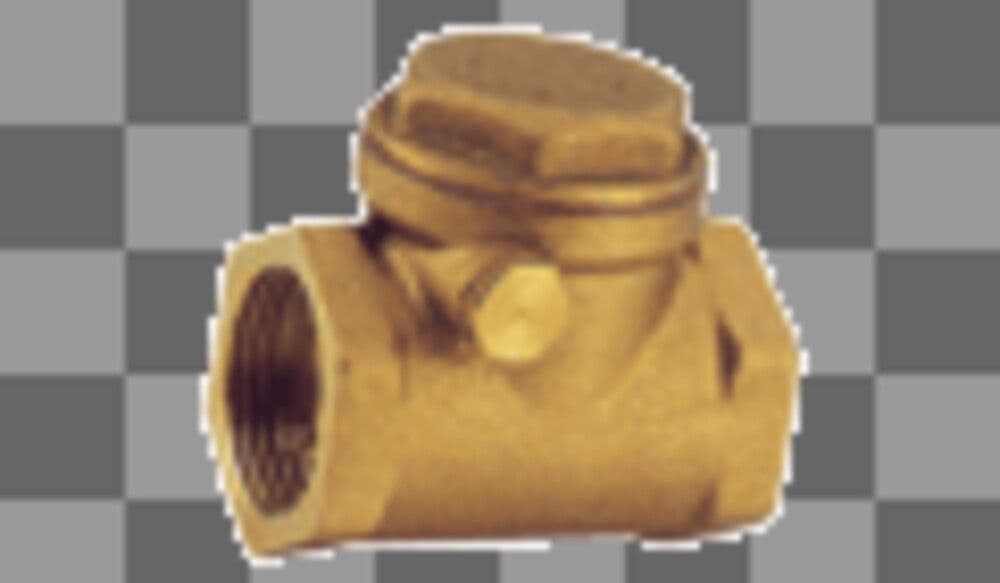 clapet anti-retour horizontal laiton 4/4" vue 1