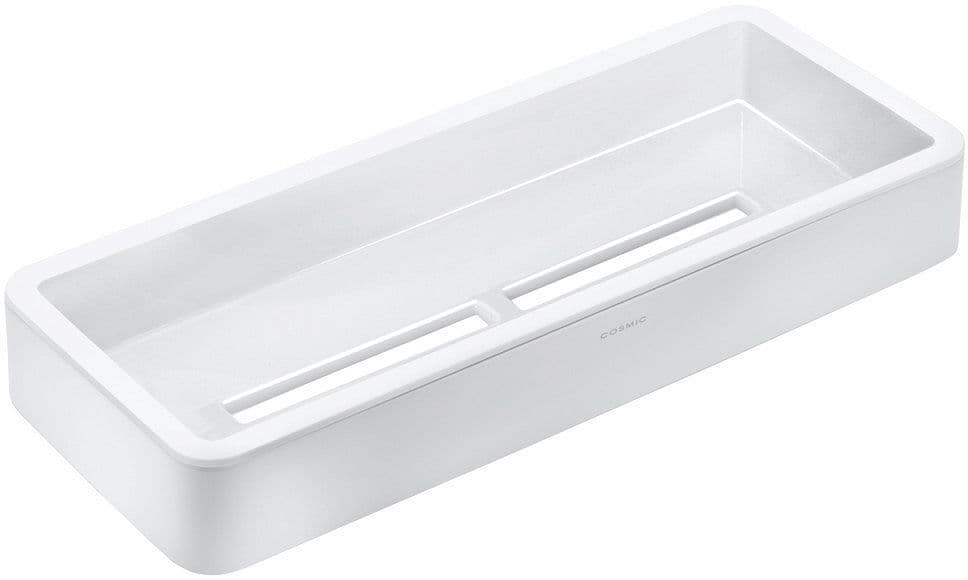 PORTE-BOUTEILLE/EPONGE BLACK&WHITE 12X30X4CM COSMIC BLANC MAT vue 1