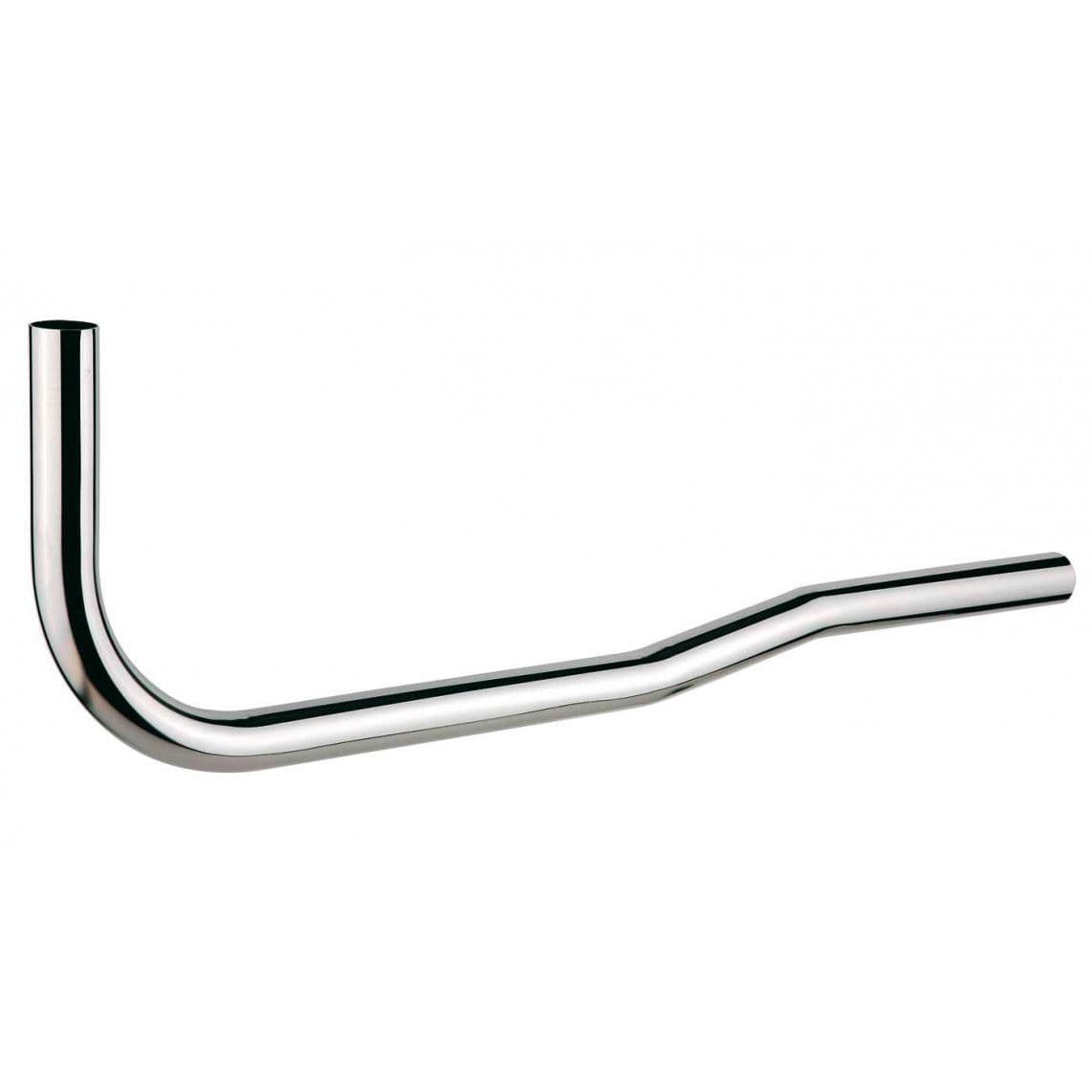 98819010 Tube de chasse d'eau 90° coudé, chromé, 600 mm x 200 mm vue 1