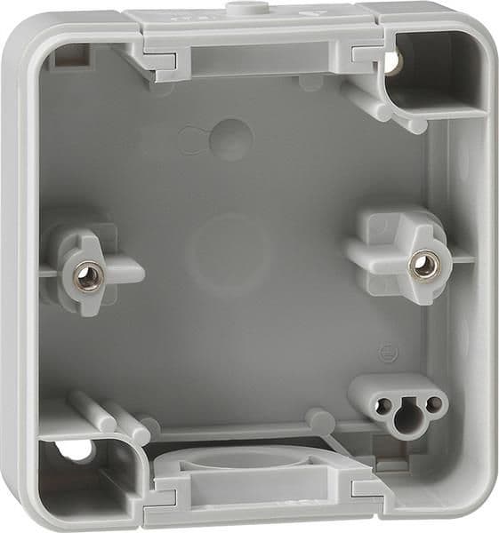 Partie inférieure de boîtier 1 x Gris Sans entrée de câble vue 1