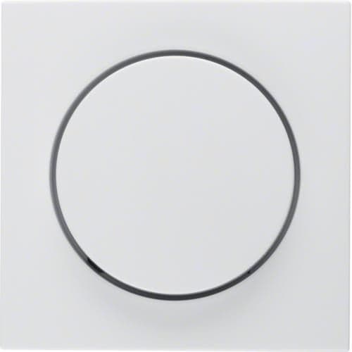 Enjoliveur pour variateur rotatif Berker S.1 IP44, Blanc polaire, brillant vue 1