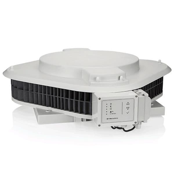 Ventilateur de toiture 3570m³ / h 0 - 10V avec régulateur de vitesse vue 1