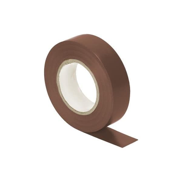 Ruban isolant, ignifuge, Brun 19mm de large, 0,13mm d'épaisseur, 20m de long vue 1