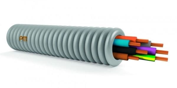 Tube précâblé Vob 7G1.5 diamètre 20mm en rouleau de 100m classe CPR: ECA vue 1
