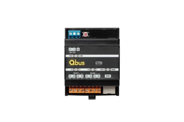 Contrôleur pour 10 modules Qbus (extensible), alimentation et commande Qbus Cloud inclus vue 1