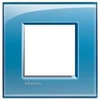 LivingLight - plaque rectangulaire 2 modules Bleu vue 1