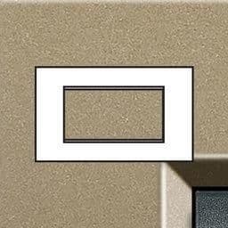 LivingLight - plaque rectangulaire 4 modules Square vue 1
