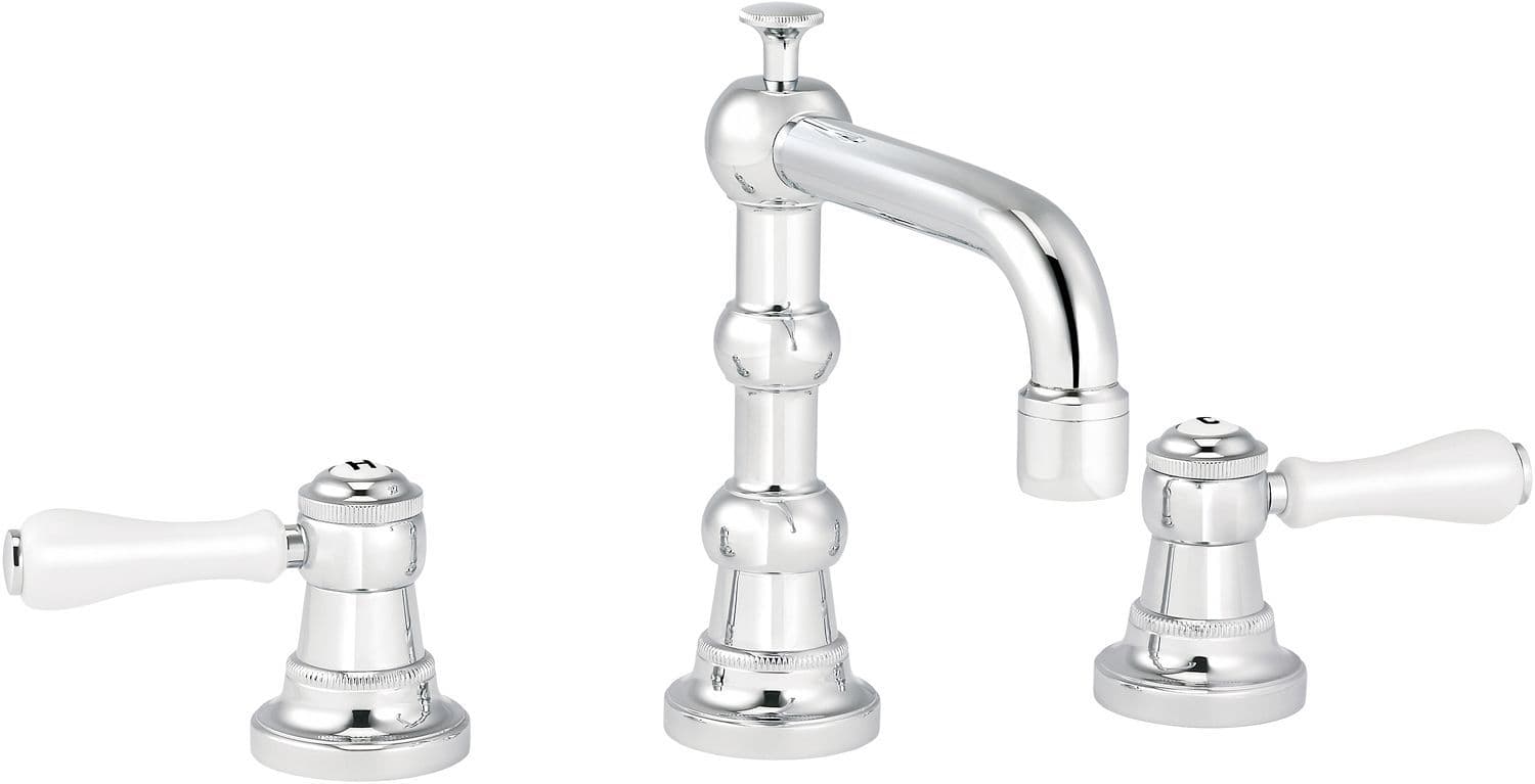 MELANGEUR DE LAVABO 3 TROUS 1935 RVB FERMETURE AUTOMATIQUE CHROME vue 1