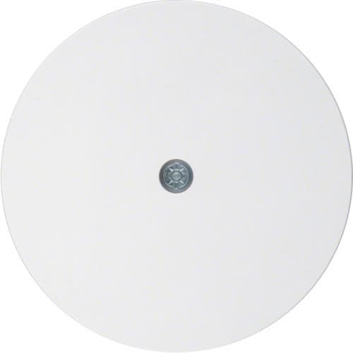 Enjoliveur pour sortie de câble Berker R.1 / R.3 / R.Classic Blanc polaire, brillant vue 1