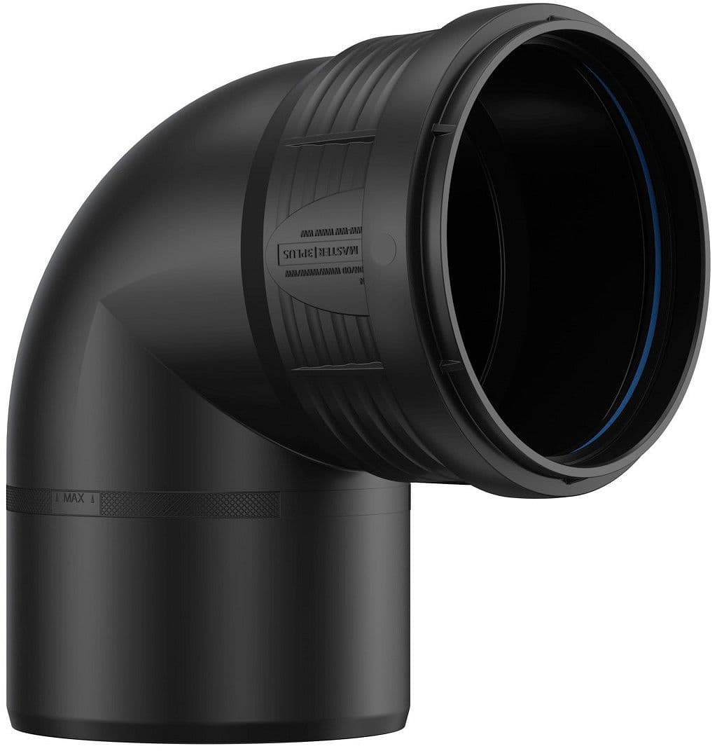 COUDE PP 90°MF 110MM NOIR vue 1