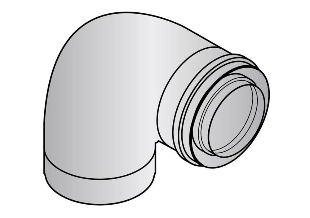 De Dietrich DY131 coude 87° PPS D80/125 vue 1