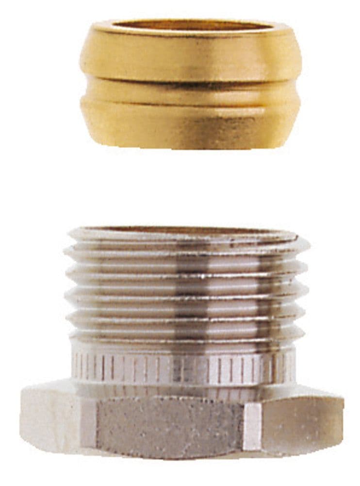 Heimeier raccord à serrage 1/2" M cuivre 15 mm par pièce vue 1