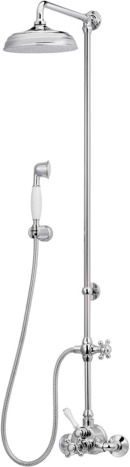 COLONNE DE DOUCHE + THERMOSTAT 1921 RVB 20CM CHROME vue 1