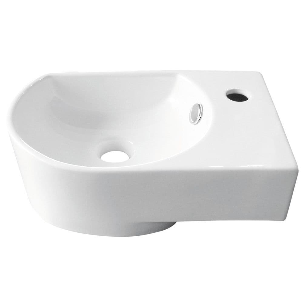 GO by Van Marcke Flexy lave-mains droite 41x27x14,2 cm blanc vue 1