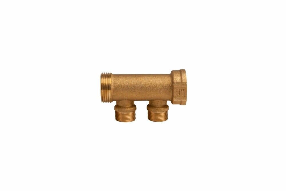 SYSTEMPEX collecteur 4/4"MF sortie M22 2 circuits vue 1