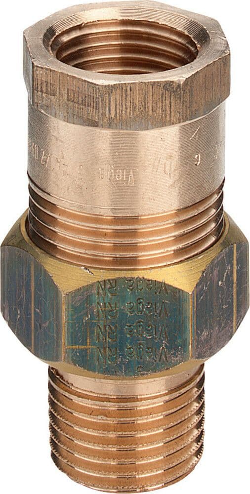 Viega raccord union bronze conique 2"MF vue 1