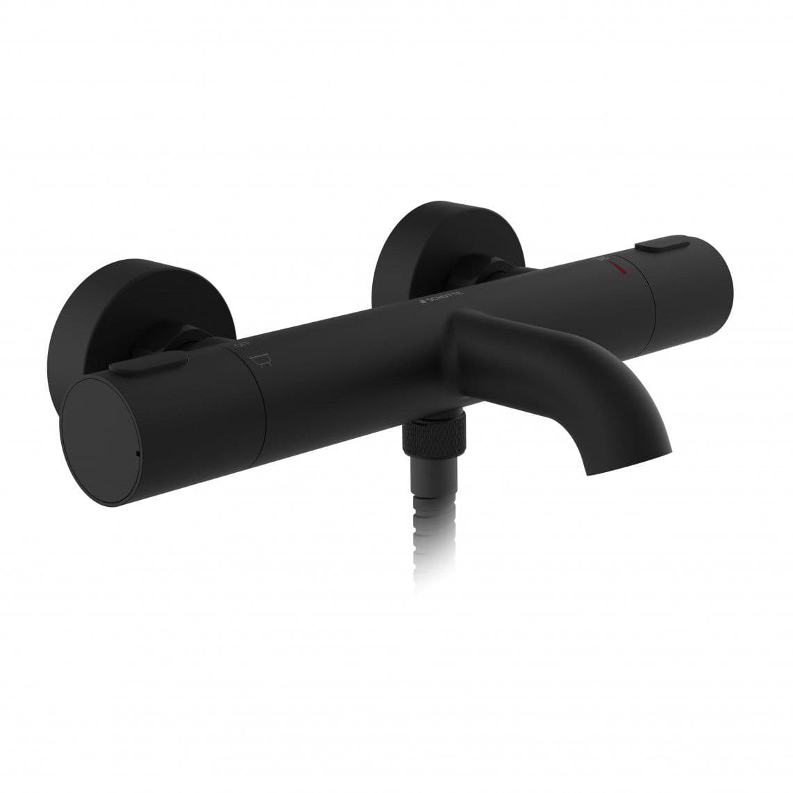 33196 LOS ANGELES Mitigeur thermostatique bain/douche, noir mat vue 1
