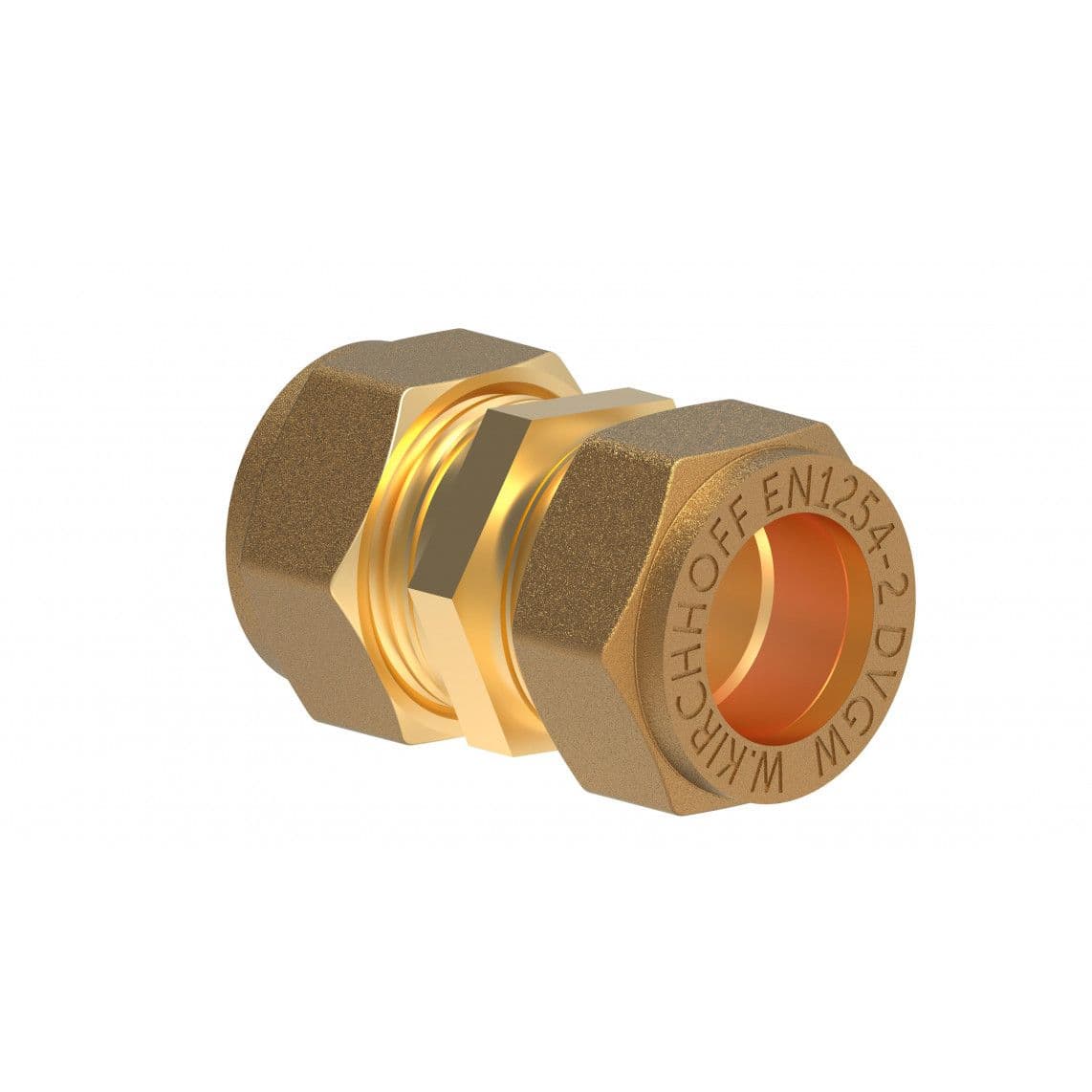 989454317 LT pièce de raccordement, vierge, 15 mm, raccord à serrer pour tube en cuivre, vue 1