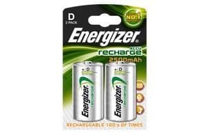 Energizer - pile rechargeable Ni-Mh - D / LR20 - 2500mAh - 2 pièces vue 1