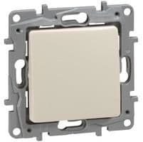 Niloé poussoir 6A 250V NO - NF Crème à vis vue 1