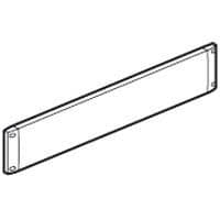 Plaque obturateur métal 2U 19 Noir vue 1