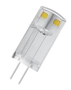 Lampe Led pin 12V gradables 10 0.9W 827 claire G4 vue 1