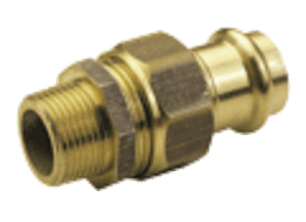 Conex Bänninger Profil-B raccord 3-pièces bronze 15x3/4"M vue 1