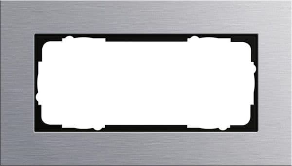 Cadre de finition Gira Esprit Aluminium (anodisé) - Aluminium anodisé E 1 EV 1. vue 1