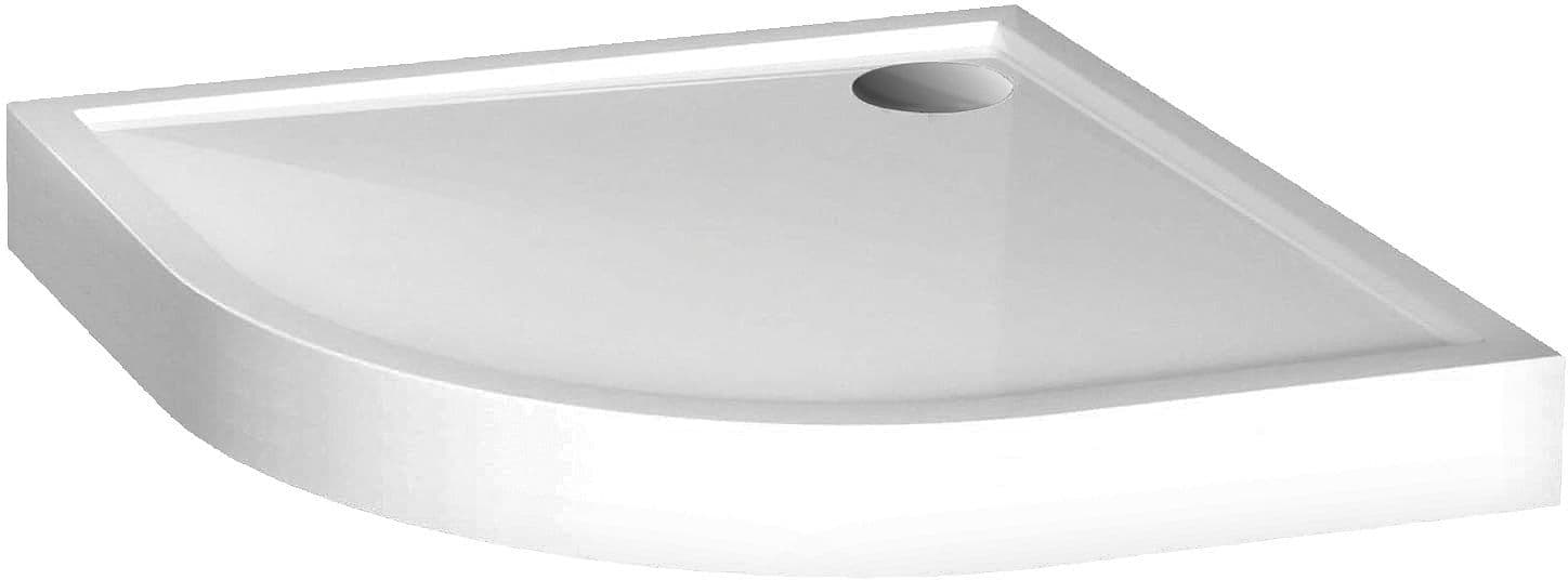 TUB ACRYL 1/4R CHIC 90-90-11 R550 INCLUSIF PANNEAU BLANC vue 1