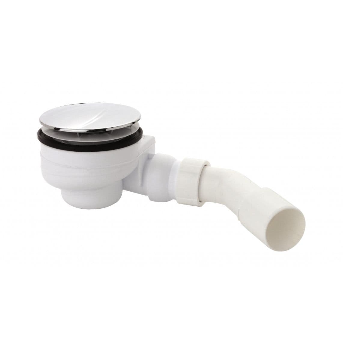 98811218 PP Ecoulement de douche et de baignoire 90 mm, chromé, 1 1/2" x 40/50 mm, avec couverture 110 mm vue 1