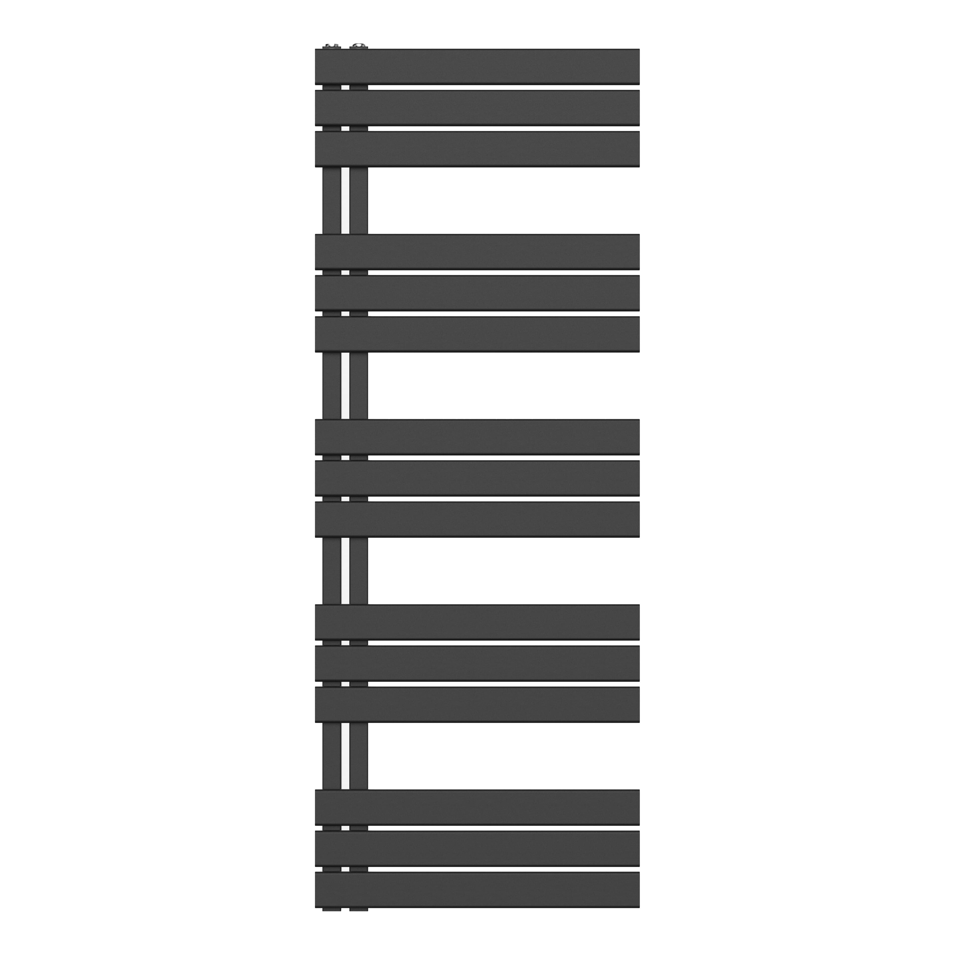 RADIATEUR SÈCHE-SERVIETTES RACCORDEMENT GAUCHE/COMB - NOIR 1600X600-864W vue 1